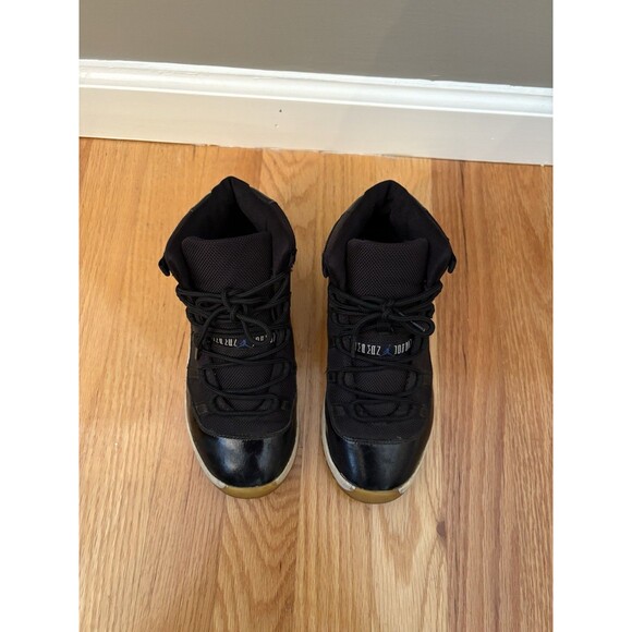 NIKE AIR JORDAN XI 11 RETRO PS SPACE JAM BLACK ROYAL BLUE 378039-041 Size 3Y - Picture 1 of 8